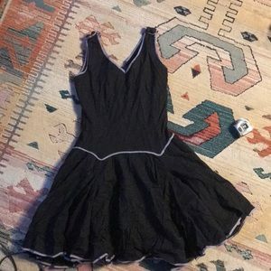 Lollipop black dress full skirt 36